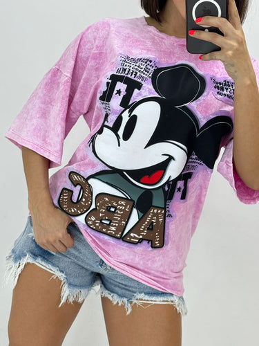 spectacular trendy cartoon blouse one size wide oversized